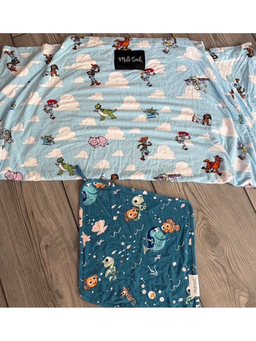 Milk Snob lot of two: car seat cover and binky attachment